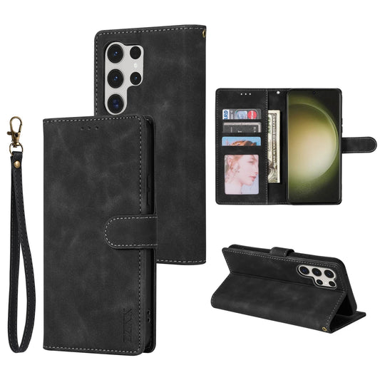 Magnetic Flip Leather Wallet Case for Samsung Galaxy S25 Ultra
