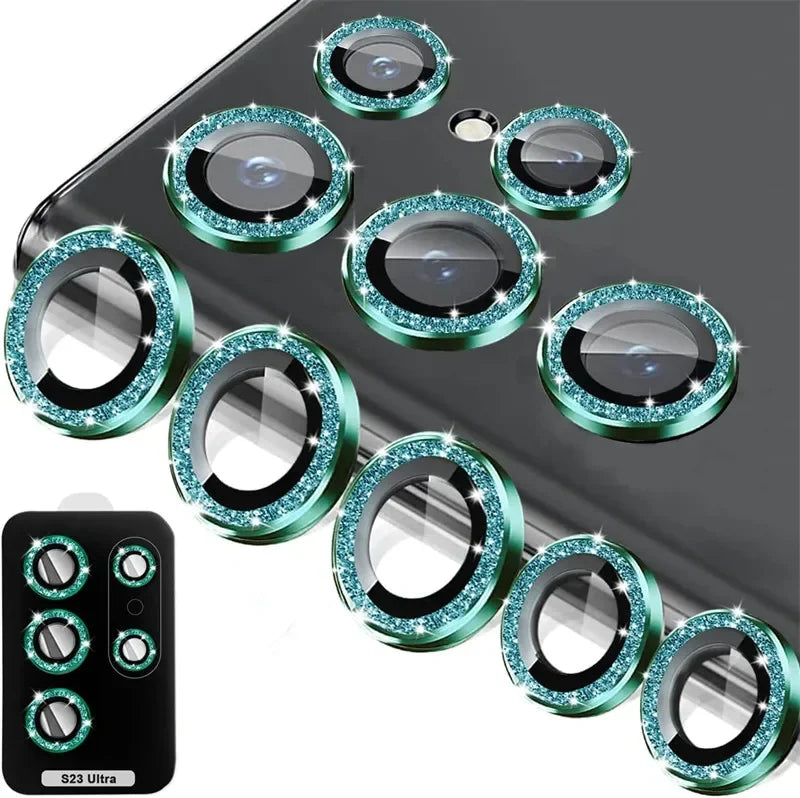 Glitter Diamond Camera Lens Protector For Samsung Galaxy S24 Plus