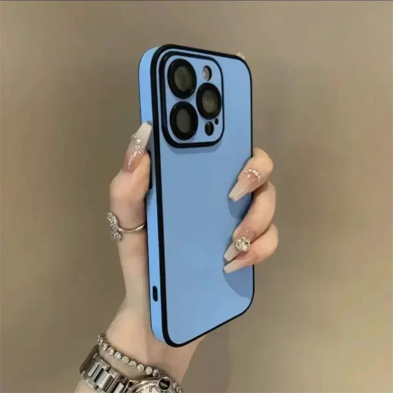 Colorful PU Leather Matte Phone Case for iPhone 14 Pro Max