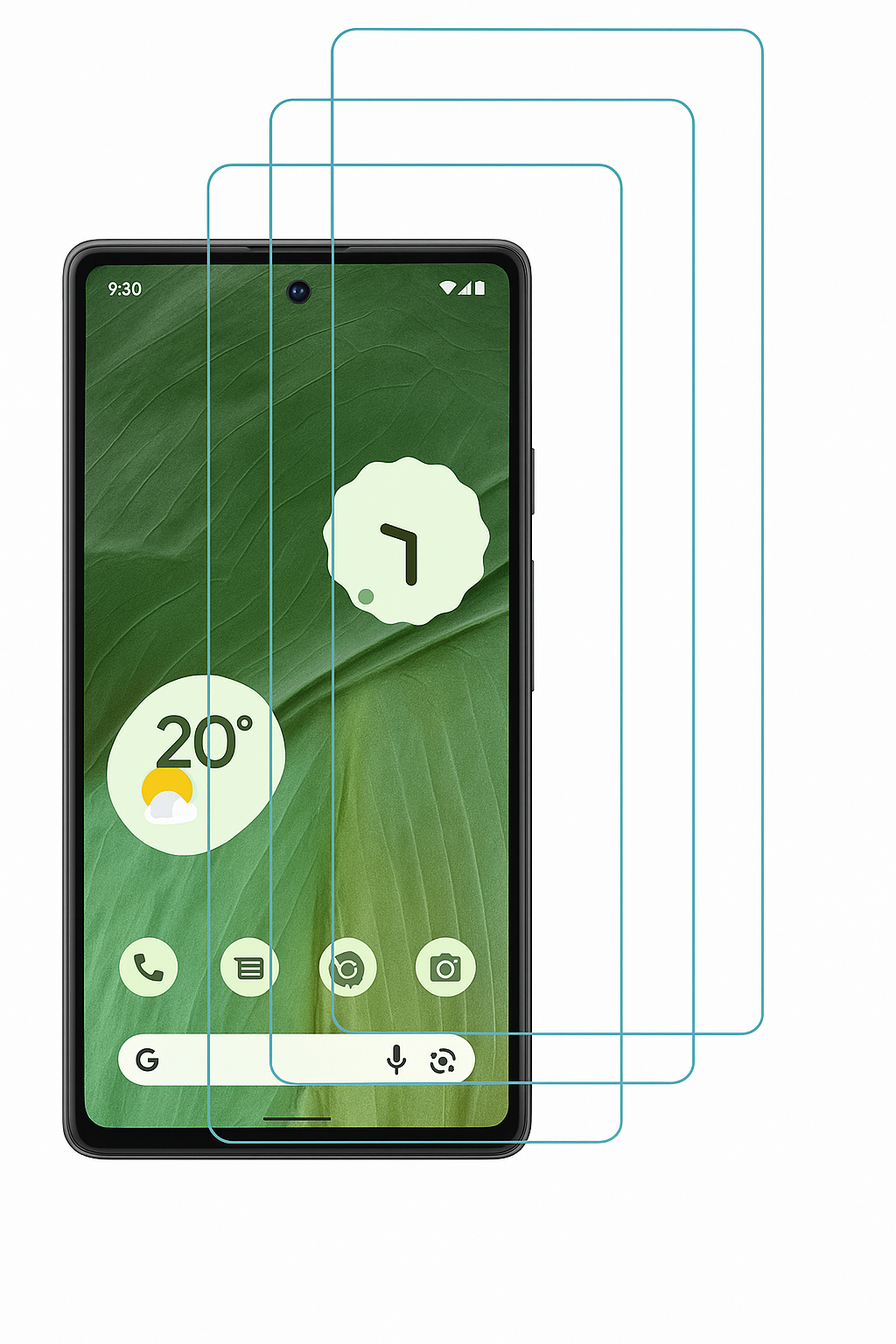 Tempered Glass Screen Protector for Google Pixel 9 Pro Fold (4 Pack)
