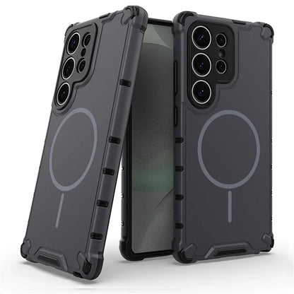 Anti‑Slip Bumper Armor Magnetic Case for Samsung Galaxy A54