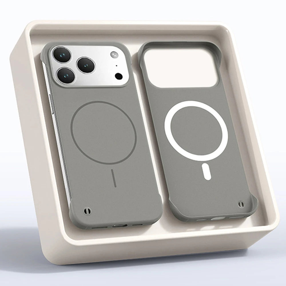 Ultra Thin Matte Frameless MagSafe Case for iPhone 16E
