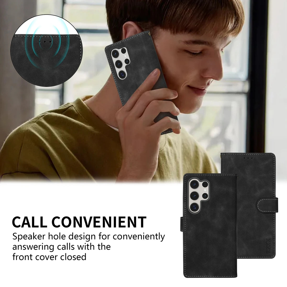 Magnetic Flip Leather Wallet Case for Samsung Galaxy S20 Plus
