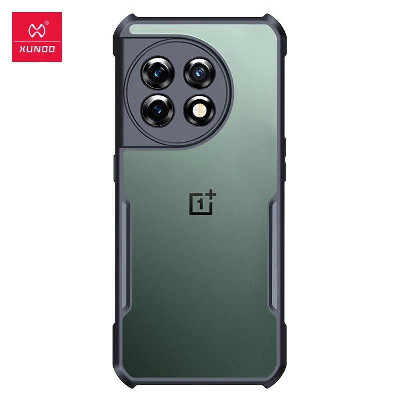 Black Transparent Shockproof Case For OnePlus 13