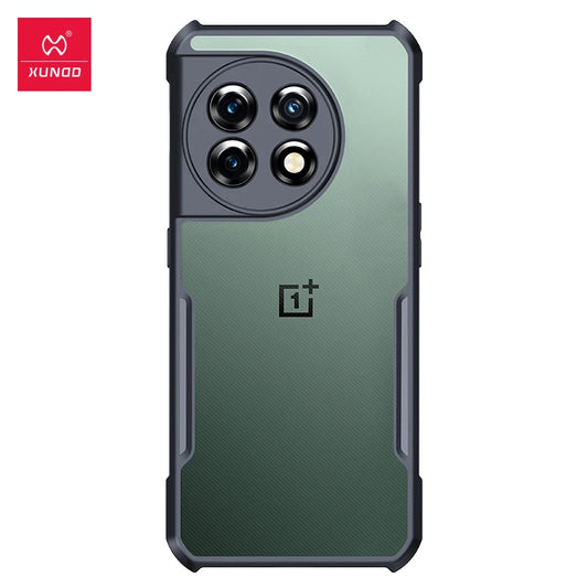 Black Transparent Shockproof Case For OnePlus 12R