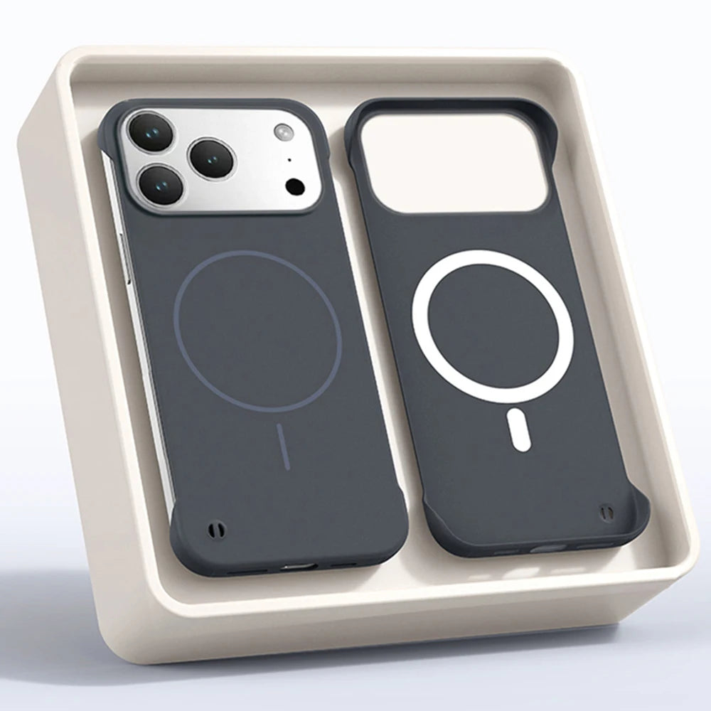 Ultra Thin Matte Frameless MagSafe Case for iPhone 16E