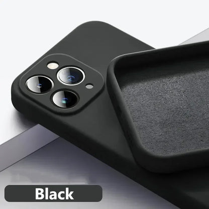 Solid Color Soft Silicone Case for iPhone 14 Pro Max