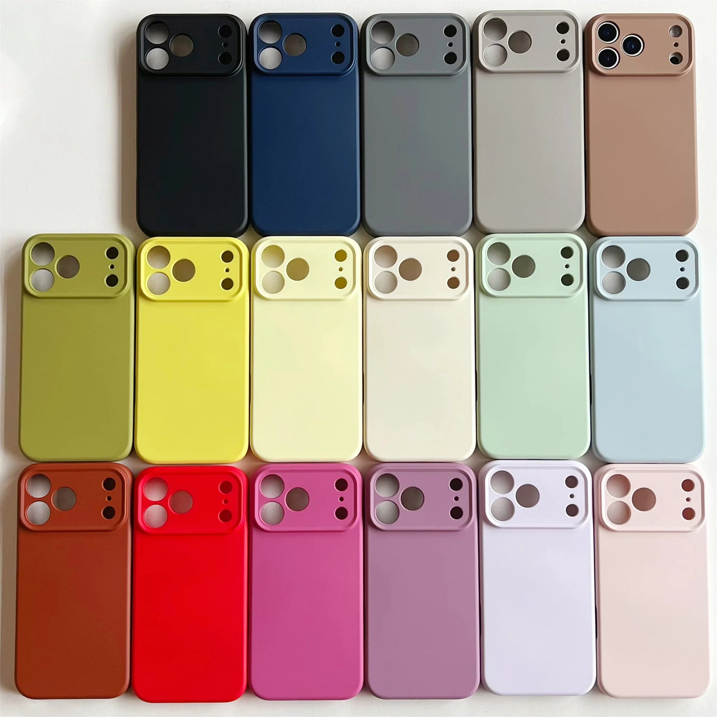 Shockproof Bumper Liquid Silicone Case for iPhone 17 Pro