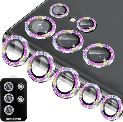 Glitter Diamond Camera Lens Protector For Samsung Galaxy S23