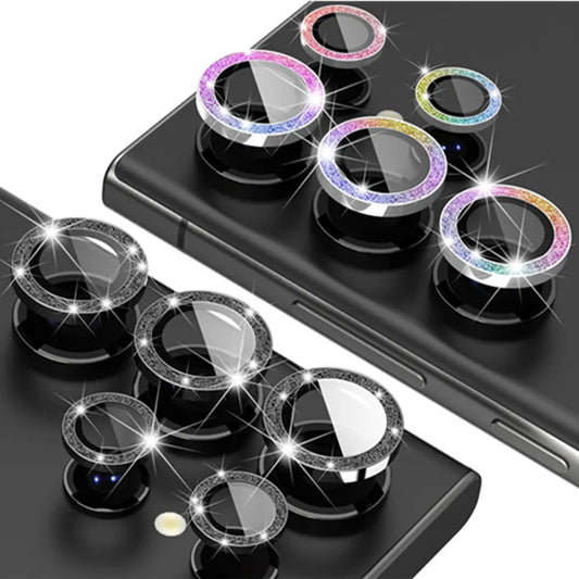 Glitter Diamond Camera Lens Protector For Samsung Galaxy S24 Plus