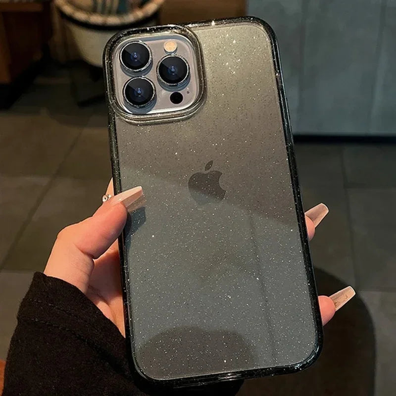 Glitter Clear Case for iPhone 12