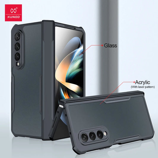 Black Transparent Shockproof Case For Samsung Galaxy Fold 5
