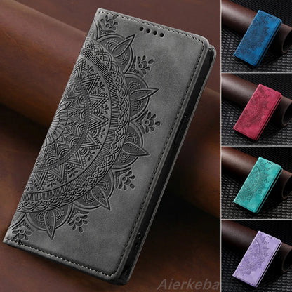 Magnetic Flip Leather Wallet Case For Samsung Galaxy S22 Plus