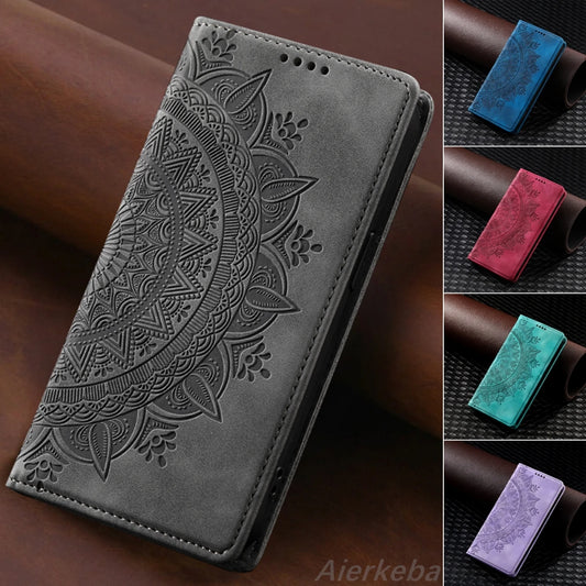 Magnetic Flip Leather Wallet Case For Samsung Galaxy S21 FE