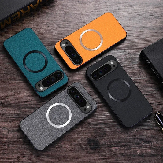 Fabric Cloth MagSafe Case for Google Pixel 9A
