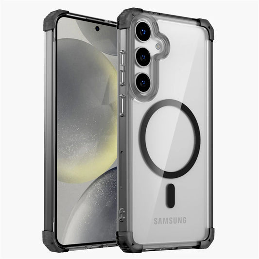 Shockproof Armor Transparent MagSafe Case for Samsung Galaxy S26 Ultra