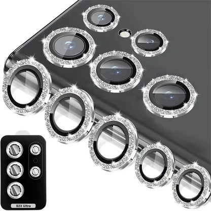 Glitter Diamond Camera Lens Protector For Samsung Galaxy S23