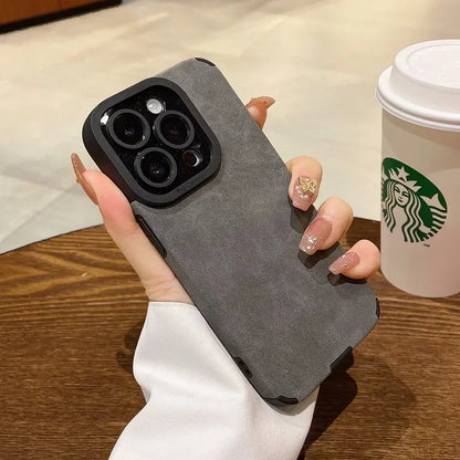 Fur Leather Case for iPhone 14 Pro Max