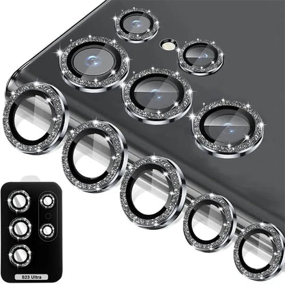 Glitter Diamond Camera Lens Protector For Samsung Galaxy S24 Plus