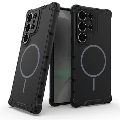 Anti‑Slip Bumper Armor Magnetic Case for Samsung Galaxy A54