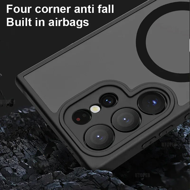 Magnetic Luxury Matte Case for Samsung Galaxy S26