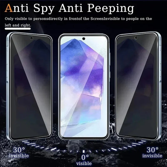 Anti-Spy Tempered Glass Screen Protector For Samsung Galaxy A71 (4 Pack)