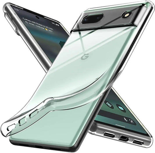 Soft Silicone Clear Case for Google Pixel 6