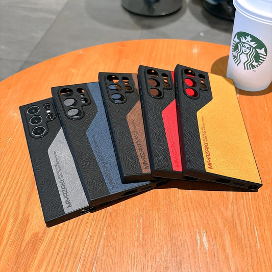 Matte Leather Shockproof Cover For Samsung Galaxy S23