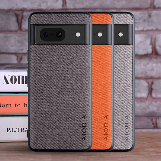 Textile Leather Case for Google Pixel 5