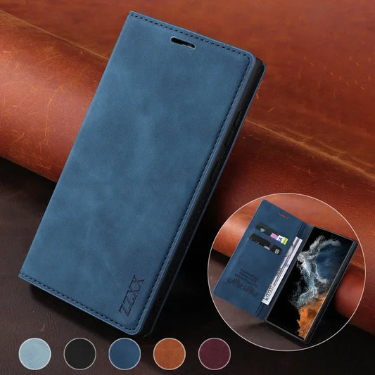 Magnetic Flip Leather Wallet Case for Samsung Galaxy A32 4G