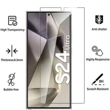 Full Cover Tempered Glass For Samsung Galaxy S25 (4 Pack)