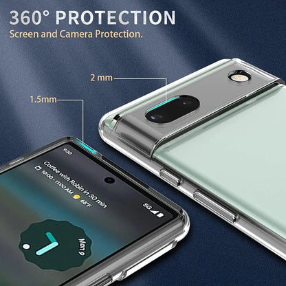 Soft Silicone Clear Case for Google Pixel 6 Pro