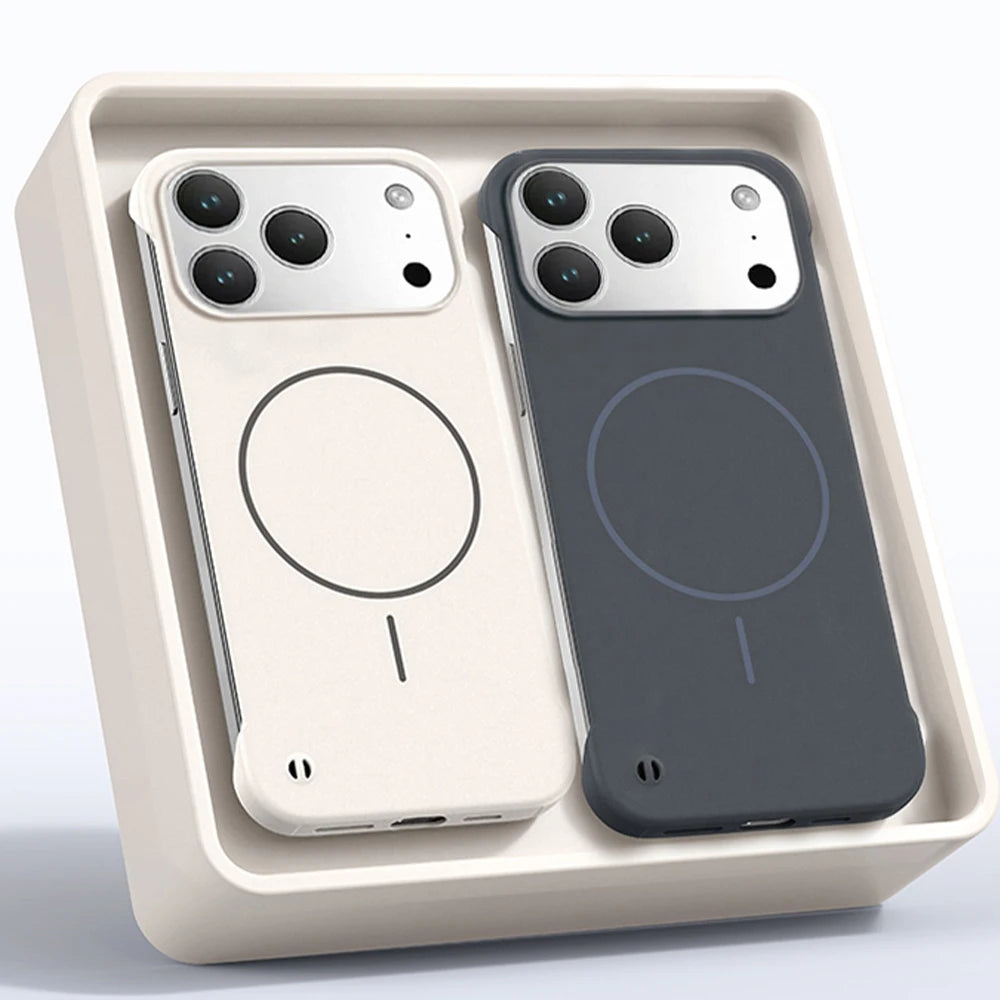 Ultra Thin Matte Frameless MagSafe Case for iPhone 14 Plus