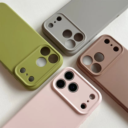 Shockproof Bumper Liquid Silicone Case for iPhone 16 Pro