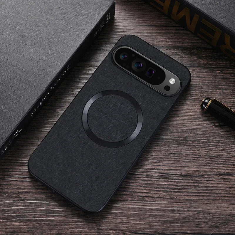 Fabric Cloth MagSafe Case for Google Pixel 9A