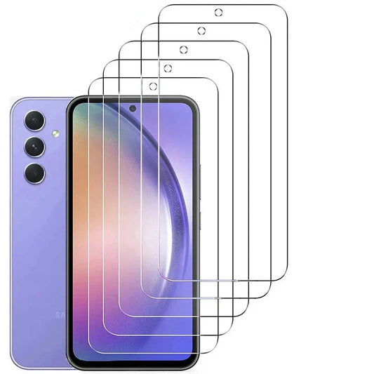 Tempered Glass Screen Protector For Samsung Galaxy A34 (5 Pack)
