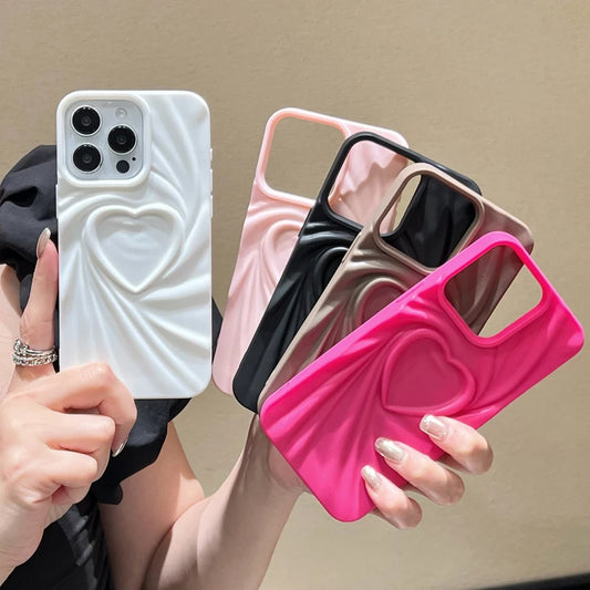 3D Love Heart Case For iPhone 14 Pro Max