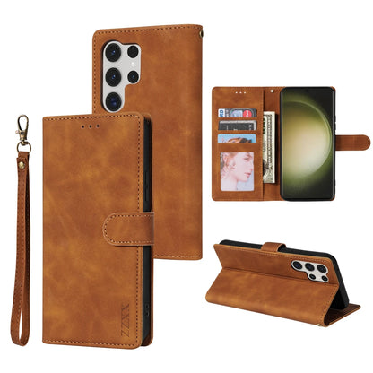 Magnetic Flip Leather Wallet Case for Samsung Galaxy S21 Ultra