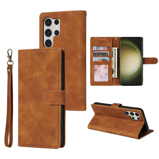 Magnetic Flip Leather Wallet Case for Samsung Galaxy S23 Plus