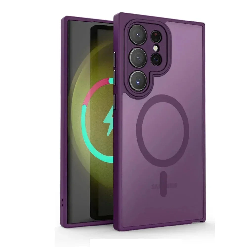 Magnetic Luxury Matte Case for Samsung Galaxy S26 Plus