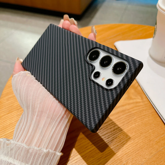 Carbon Fiber Textured Case For Samsung Galaxy S22