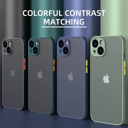 Matte Shockproof Silicone Case for iPhone 14 Pro Max